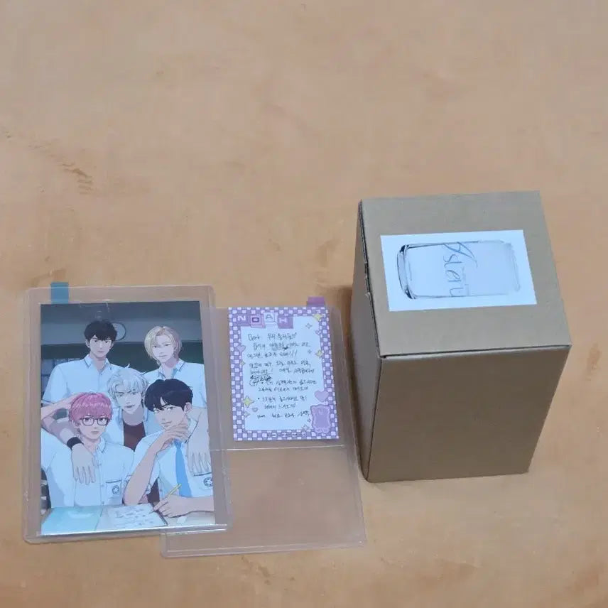 [BUNJANG] PLAVE Aniverse Lucky Draw Cup + Noah Handwritten Letter + Big Photocard Set / 플레이브 애니플러스 특전 컵+노아손편지+빅포카 세트