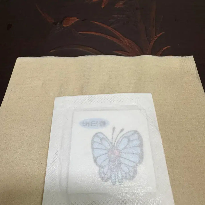 [BUNJANG] Pokemon Old Version Sealed Sticker Butterfree (Backdoor Seal) / 포켓몬 구버전 미개봉 띠부씰 버터플 무지