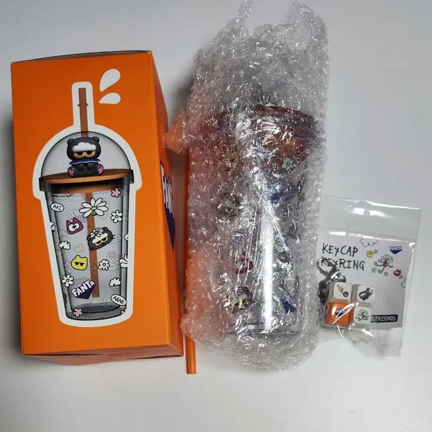 [BUNJANG] G-Dragon (Big Bang) Joah Friends Cold Cup + Keycap Bundle Set / 일괄)빅뱅 지드래곤 지디 조앤프렌즈 조아 콜드컵+키캡