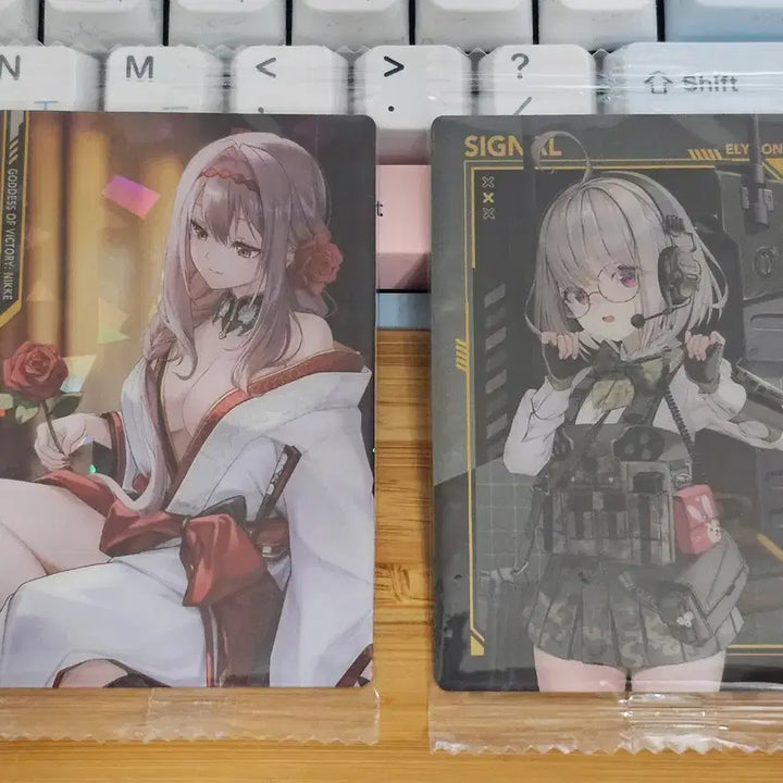 [BUNJANG] NİKE Wafer Card Set - Hongryeon, Signal / 니케 웨하스 5탄 홍련, 시그널 카드 일괄