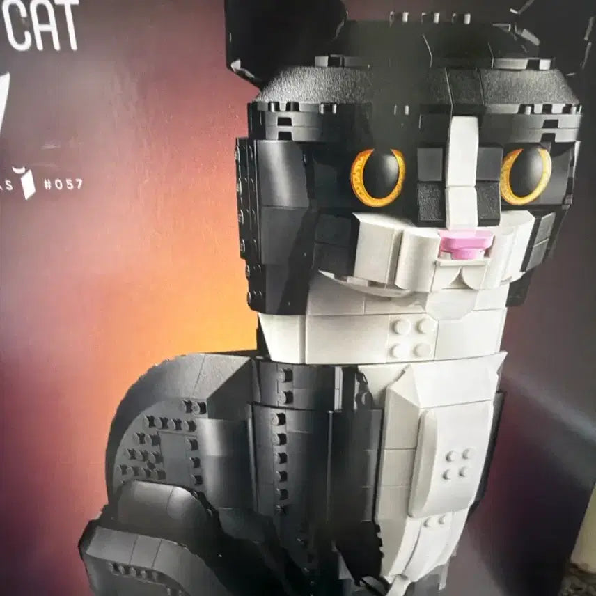 [BUNJANG] LEGO Tuxedo Cat / 턱시도 고양이 레고