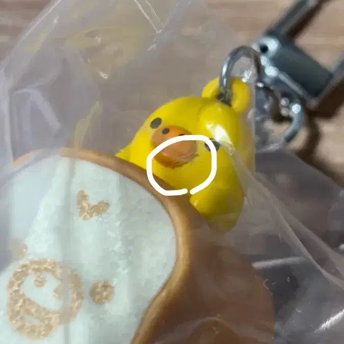[BUNJANG] CGV Rilakkuma Kiiroitori B Charm / CGV 리락쿠마 키링 키이로이토리b 돼병