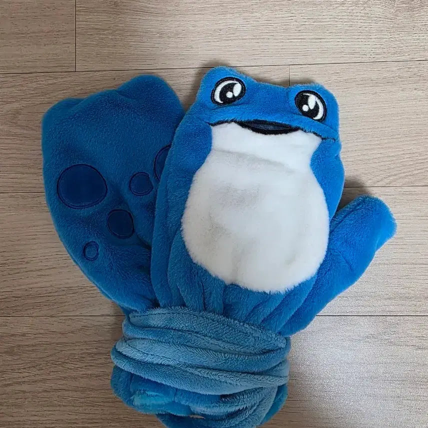 [BUNJANG] Jinro Tokkebi Thick Shop Goods Microfiber Mittens / (새상품) 진로 두꺼비 두껍상회 굿즈 극세사 벙어리 장갑