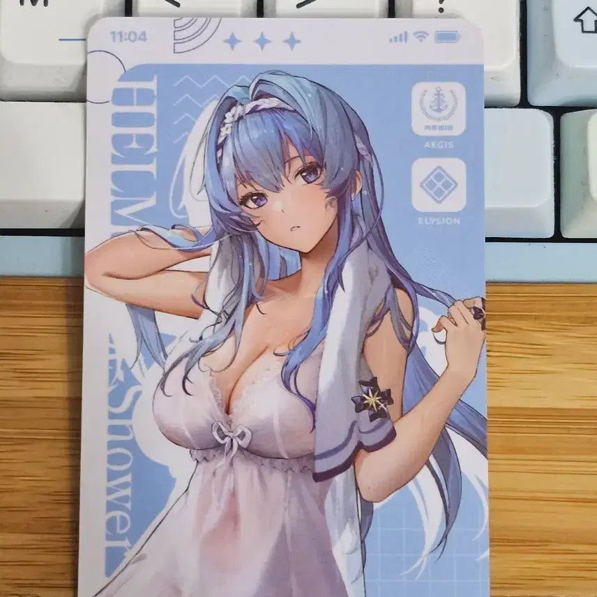 [BUNJANG] Niki Helm-After Shower Photocard / 니케 헬름-애프터 샤워 포토카드