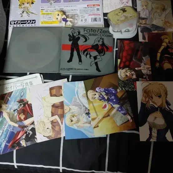 [BUNJANG] Fate Saber CD Goods &amp; Shopping Bag Set / 페이트 세이버 cd굿즈&amp;쇼핑백+기타 판매(넨도 판완)