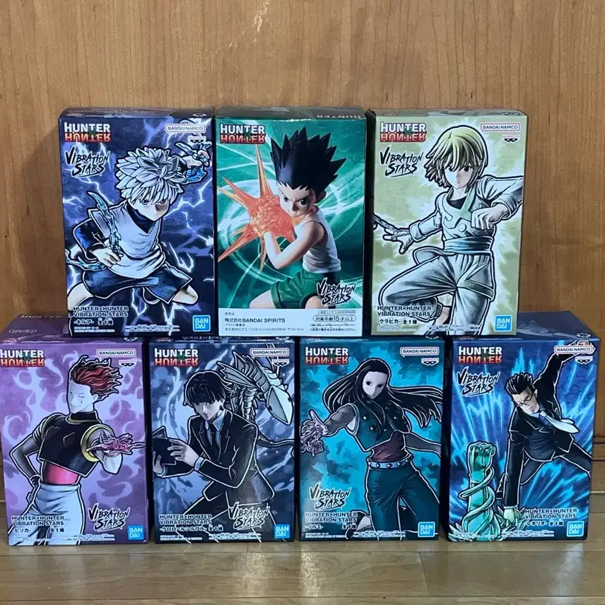 [BUNJANG] Hunter x Hunter Banpresto Vibration Figures (7 Types) Bundle Set / 헌터x헌터 반프레스토 피규어 일괄