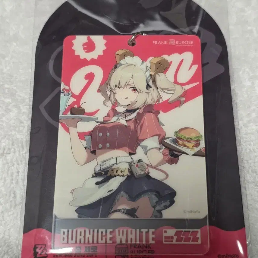 [BUNJANG] Zenless Zone Zero Frank Burger Bernice Acrylic Keychain / 젠레스 존 제로 프랭크 버거 버니스 아크릴 키링