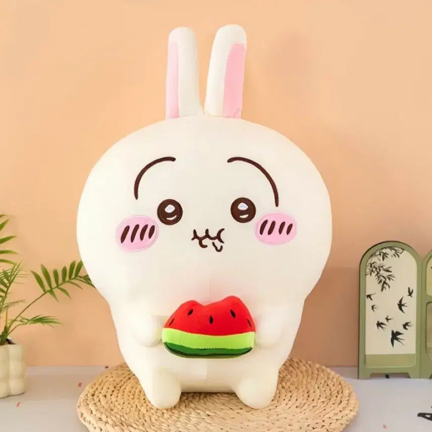 [BUNJANG] Watermelon Eating Usagi Plush Toy (approx. 27cm) / 수박먹는 우사기 인형