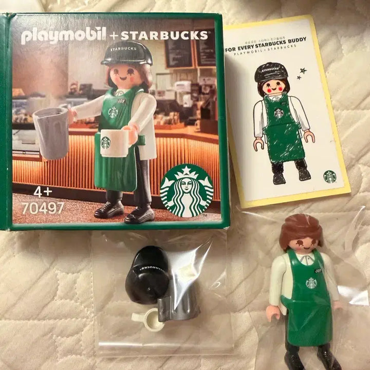 [BUNJANG] Playmobil Starbucks Barista Figure (Opened) / 플레이모빌 스타벅스조이  단순개봉품(전시X)