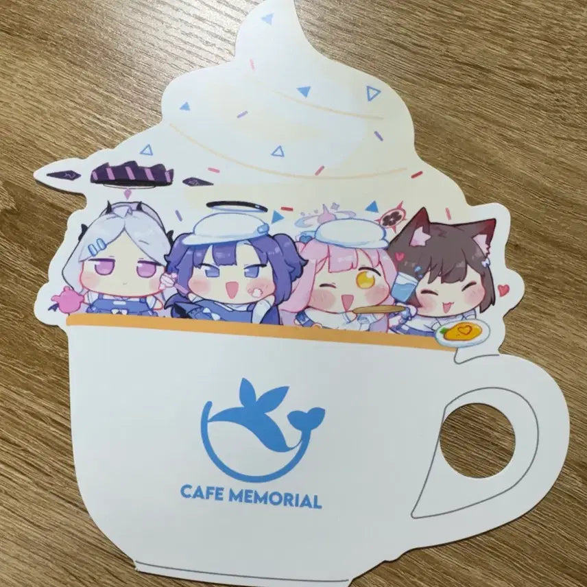[BUNJANG] Blue Archive Cafe Memorial Fan / 블루 아카이브 카페 메모리얼 특전 부채