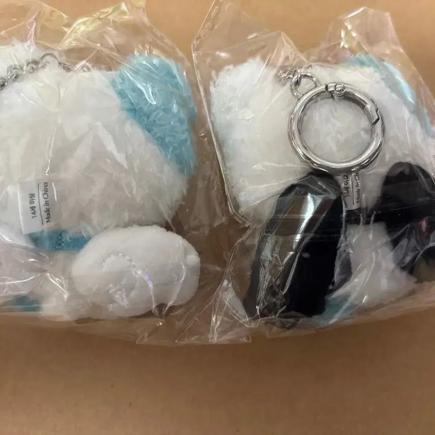 [BUNJANG] Medion Hamgingi Angel &amp; Devil Keychain Bundle Set / 메디온) 햄깅이 천사,악마 키링 일괄