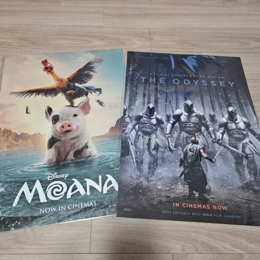 [BUNJANG] Moana Odyssey CGV 4th Week Poster / 오디세이 + 모아나 포스터