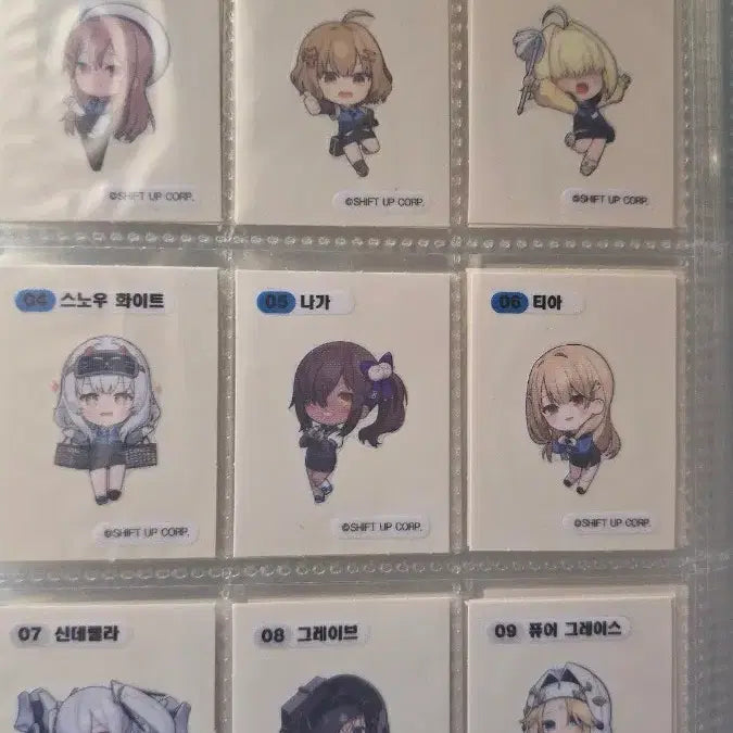 [BUNJANG] NIKKE 70 Types Sticker Bundle Set / 니케 띠부씰 판매