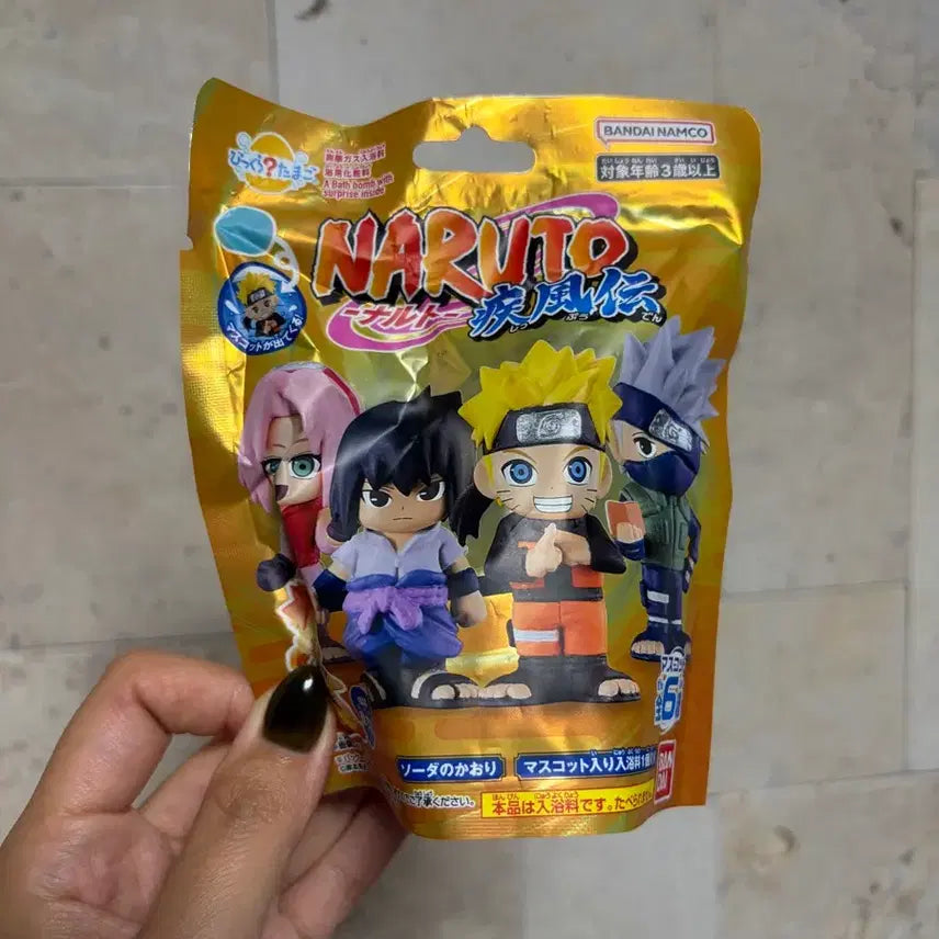 [BUNJANG] Bandai Tamago Mini Naruto Bath Bomb Figure / 나루토 배쓰밤 입욕제 피규어 반다이 타마고 미니