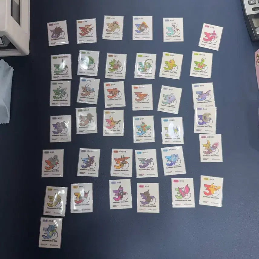[BUNJANG] Pokemon 30th Anniversary Logo Seal / 포켓몬  30 주년 로고 씰
