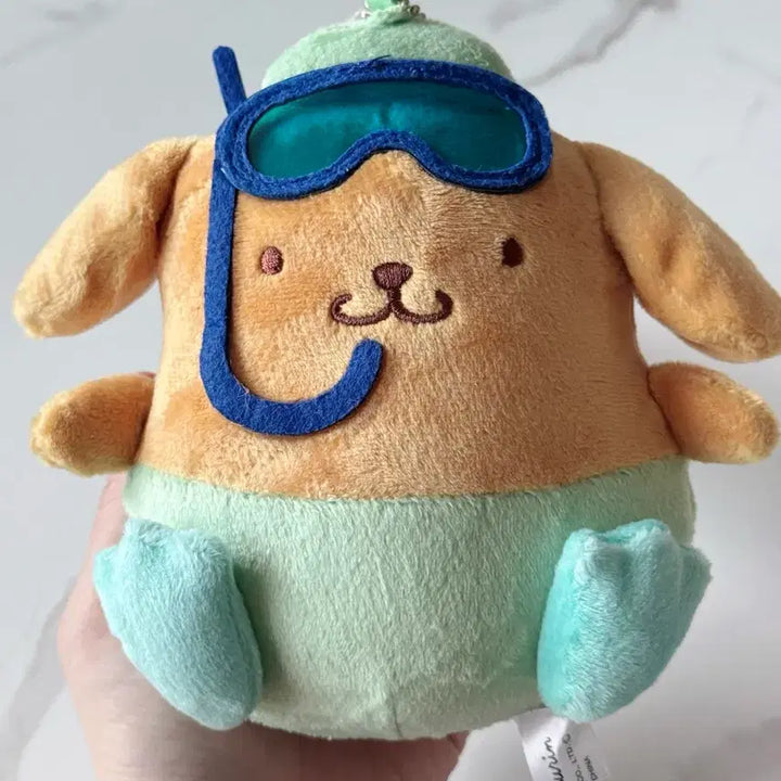 [BUNJANG] Pompompurin Mascot Charm Sanrio Tanning Series / 폼폼푸린 마스코트 참 아베일 산리오 태닝 시리즈
