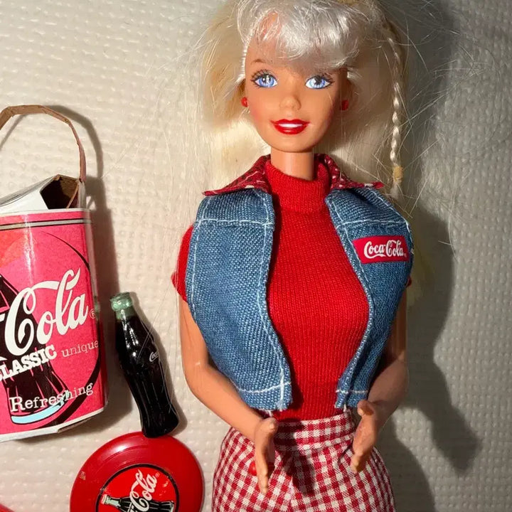 [BUNJANG] Vintage Coca-Cola Barbie &amp; Midge Unsealed Set / 빈티지 코카콜라 바비+밋지 개봉