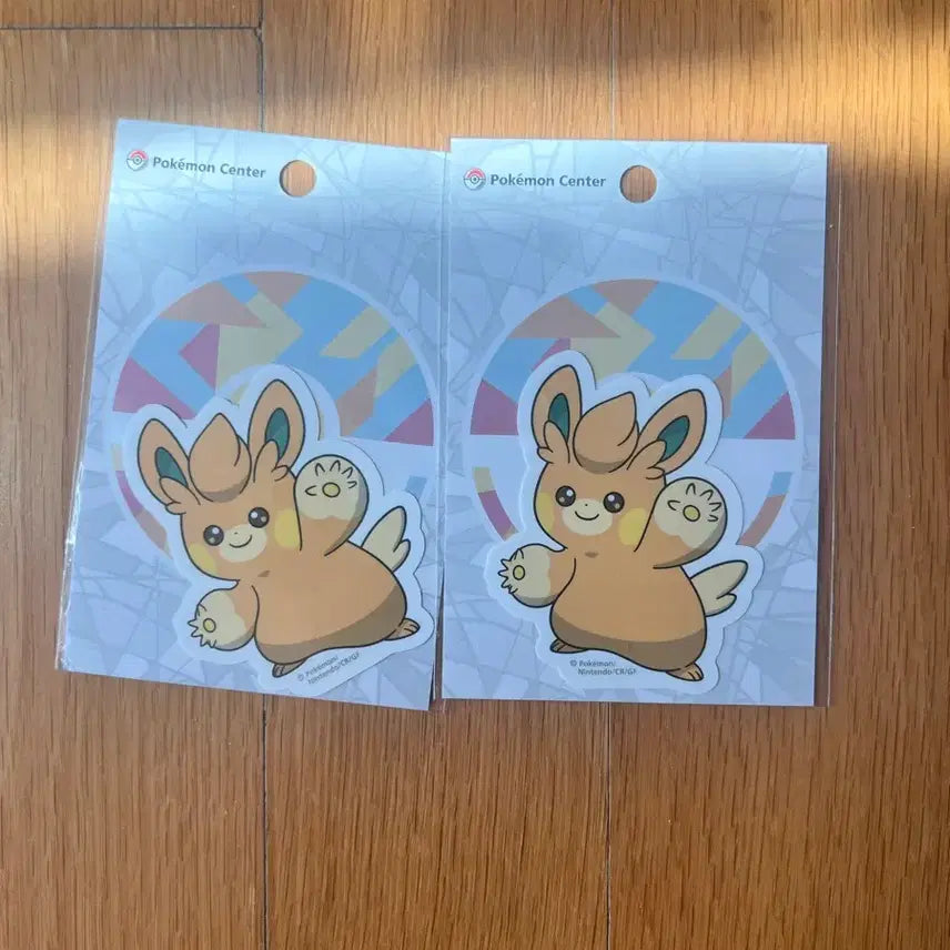 [BUNJANG] Pokemon Center Barmot Sticker Set / 포켓몬 센터 빠모트 스티커 2장 일괄판매