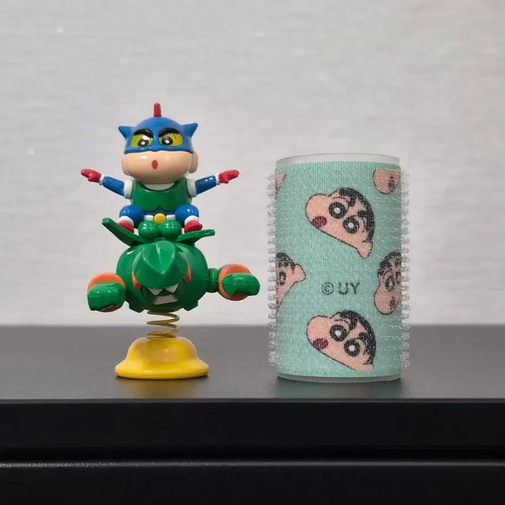 [BUNJANG] Action Mask Crayon Shin-chan Spring Action Figure / 8.1cm 짱구 피규어 스프링 액션가면 짱구