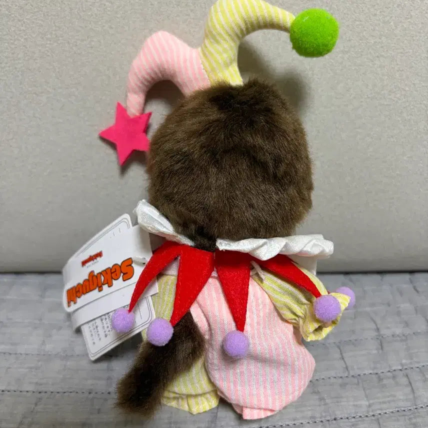 [BUNJANG] Pierrot Bebechichi Monchhichi Plush Toy / 삐에로 베베치치 몬치치