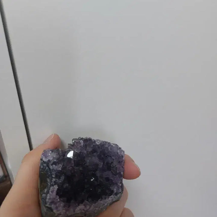 [BUNJANG] Natural Amethyst Geode Slice / 천연 자수정 원석