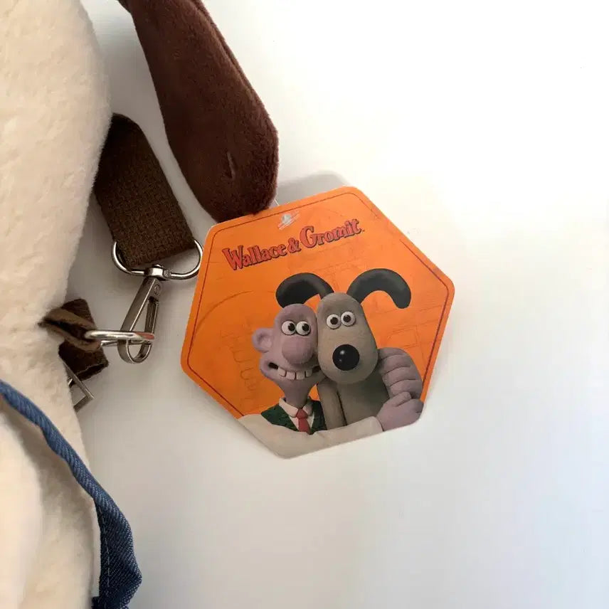 [BUNJANG] Wallace &amp; Gromit Gromit Plush Bag / 윌레스와 그로밋 그로밋 인형 가방