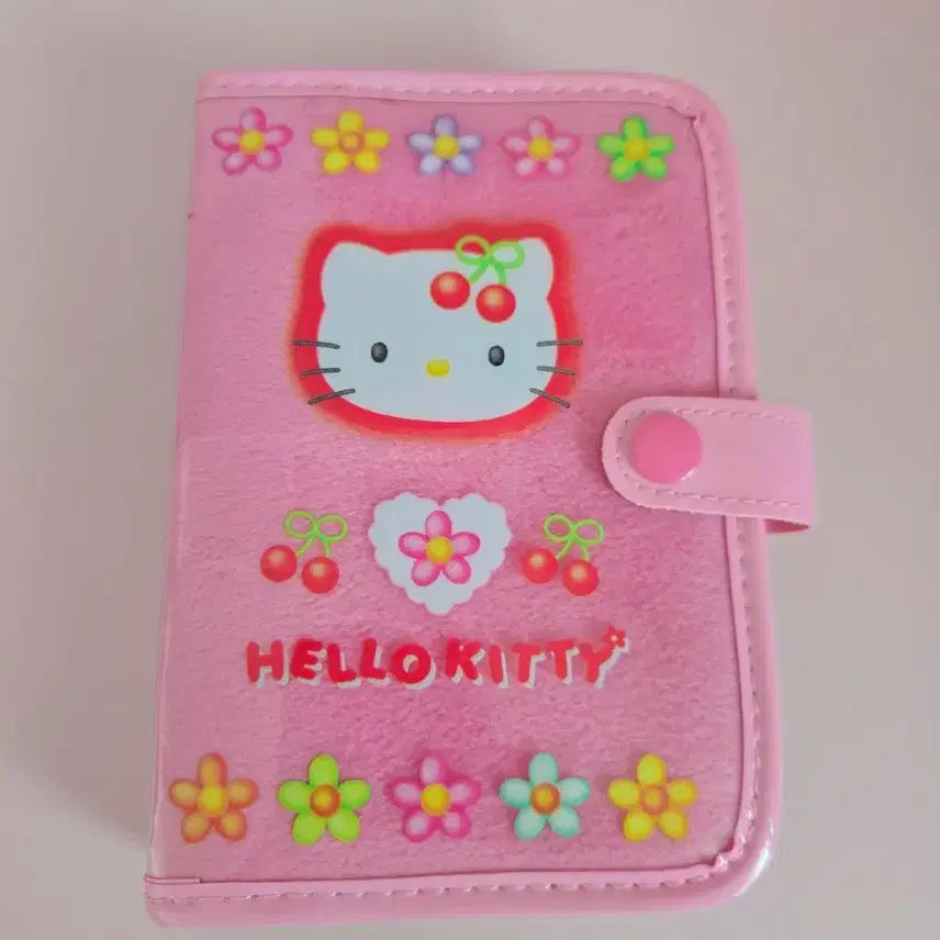 [BUNJANG] Sanrio Retro Kitty Cherry Kitty Fur 6-Hole Diary Binder / 산리오 레트로 고전 키티 체리키티 퍼 털 6공 다이어리 바인더
