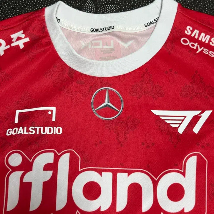[BUNJANG] T1 2023 Away Zeus Jersey L / 2023 T1 어웨이 제우스 유니폼 레드 L