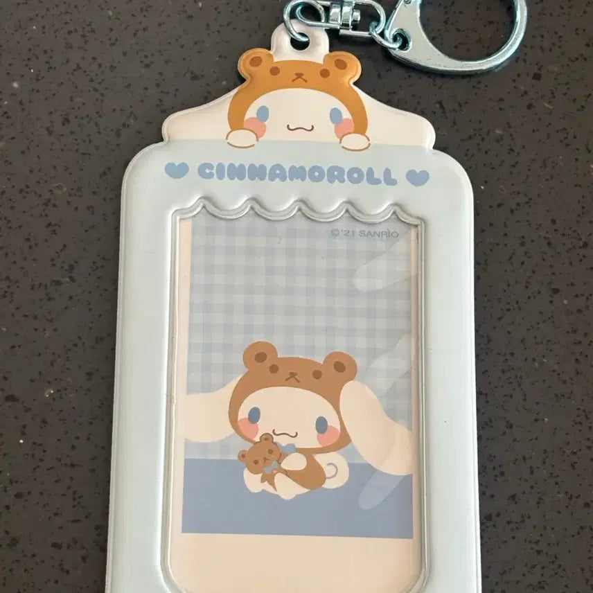 [BUNJANG] Sanrio Cinnamoroll &amp; Hello Kitty Cheki Holder Keychain Bundle Set / 일괄) 산리오 체키홀더 키링 + 포토카드 홀더 시나모롤 헬로키티