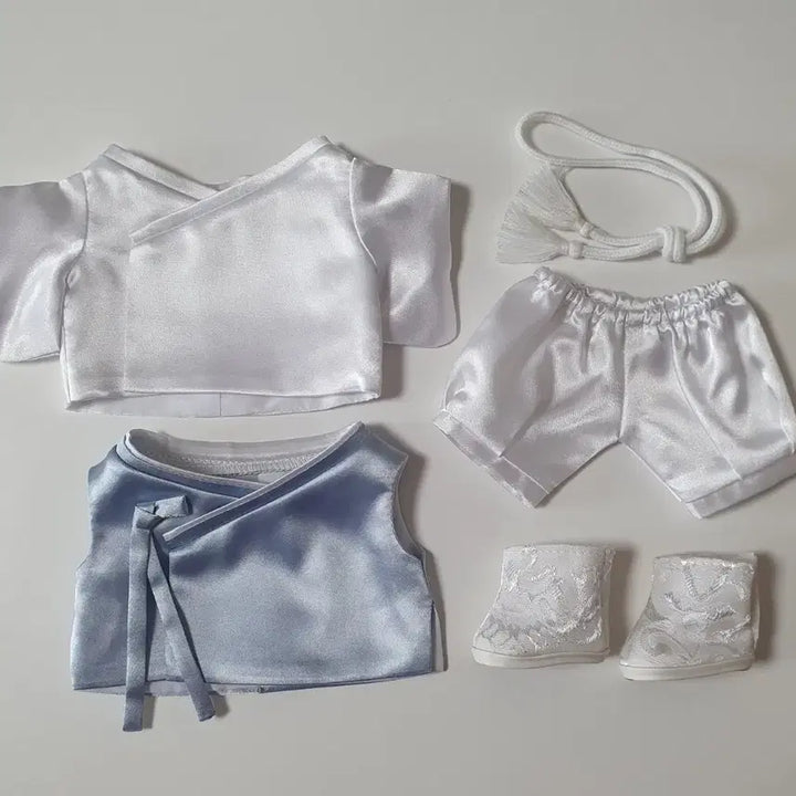[BUNJANG] 20cm Doll Hanbok Outfit Bundle Set / 20cm솜인형 옷 한복 인형옷 일괄