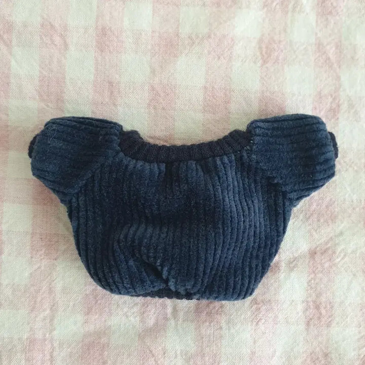 [BUNJANG] 10cm Doll Clothes "Pwa" Sweatshirt (Navy) / 10cm 인형 옷 맨투맨 쁘아 쁘띠 아뜰리에