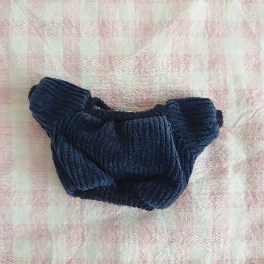 [BUNJANG] 10cm Doll Clothes "Pwa" Sweatshirt (Navy) / 10cm 인형 옷 맨투맨 쁘아 쁘띠 아뜰리에