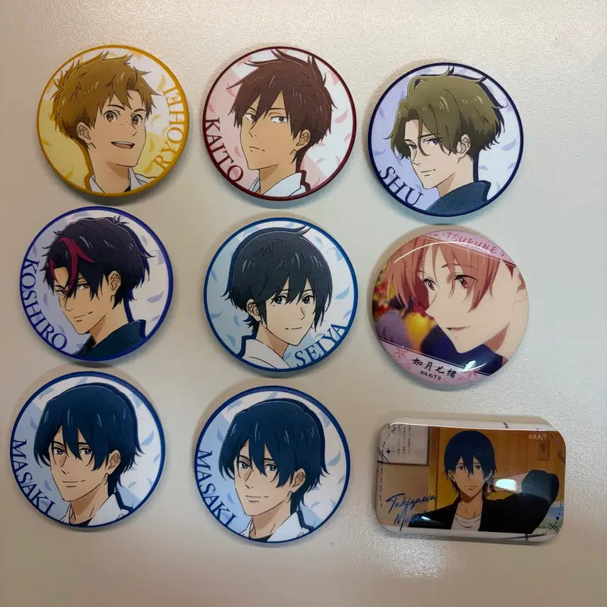 [BUNJANG] Tsurune 9-Piece Badge Set / 츠루네 뱃지 세트 9종