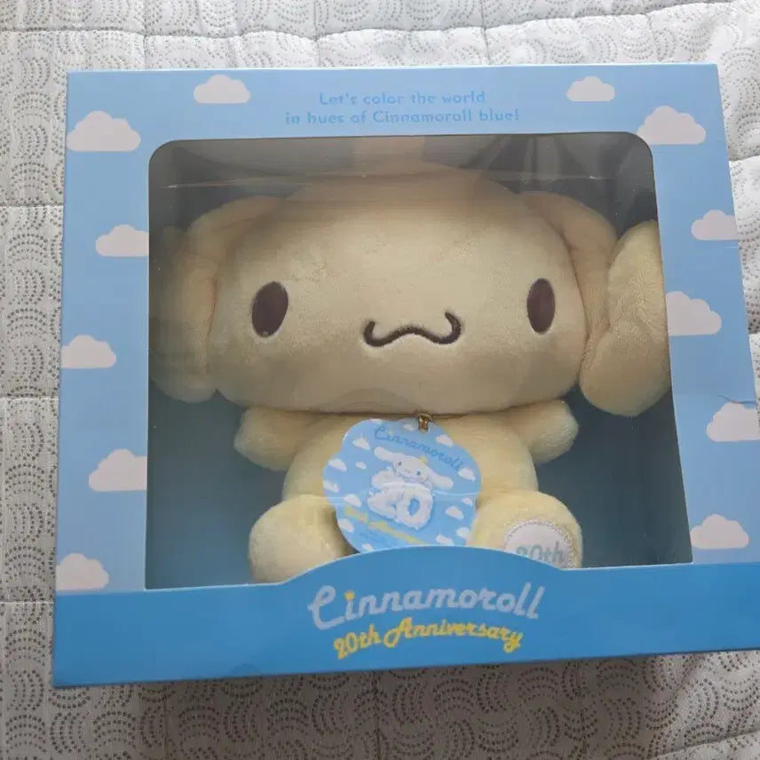 [BUNJANG] Cinnamoroll 20th Anniversary Plush Doll / 시나모롤 20주년 기념 인형