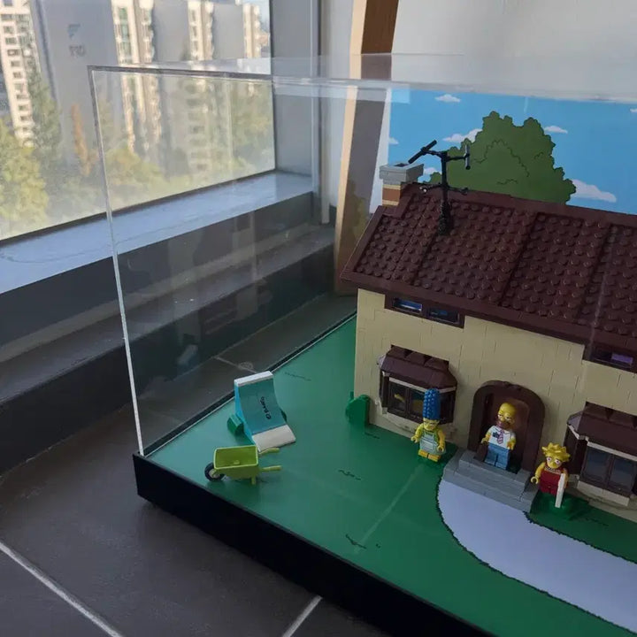 [BUNJANG] LEGO Simpsons House 71006 with Acrylic Display Case / 레고 심슨 하우스 71006 아크릴박스 포함