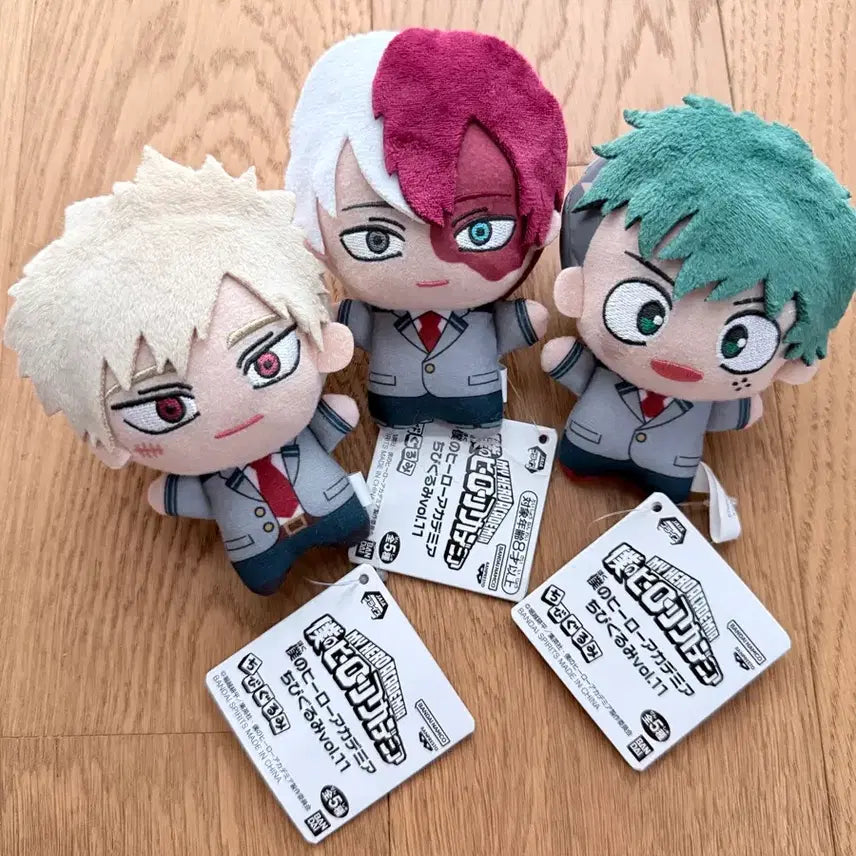 [BUNJANG] My Hero Academia Chibi Plush Bundle New / 나히아 히로아카 치비구루미 일괄 새상품