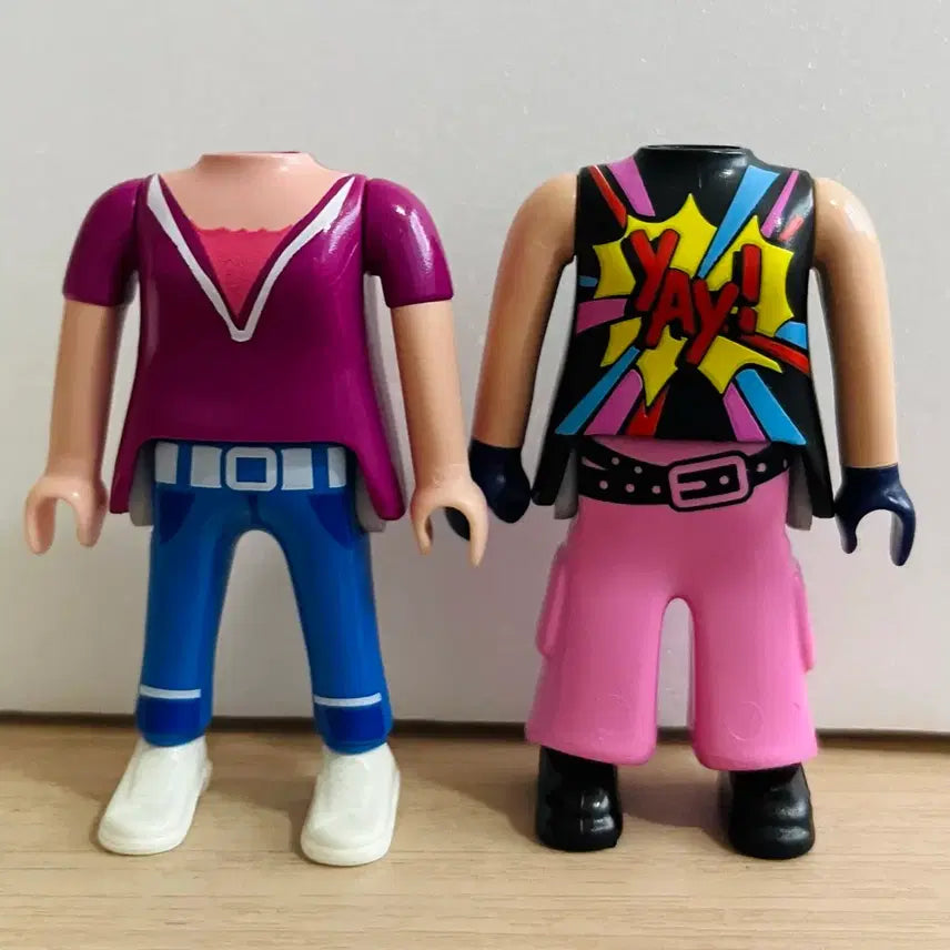[BUNJANG] Playmobil Set (4 Figures + 2 Bodies) / 플레이모빌 4개 외 세트 (플모)