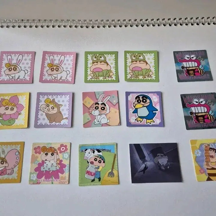 [BUNJANG] Crayon Shin-chan ChocoBi Sticker Set / 짱구 초코비 띠부씰
