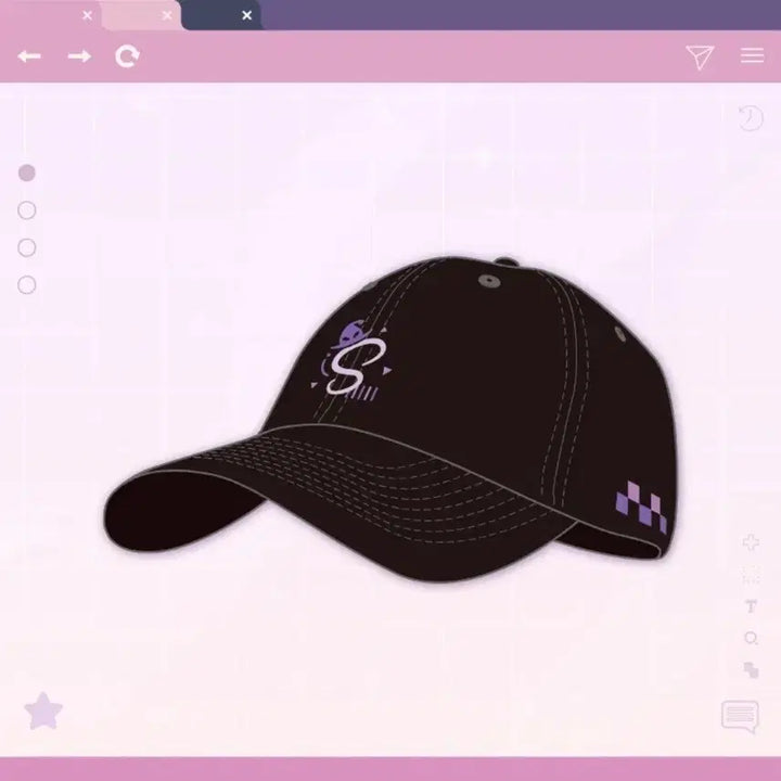 [BUNJANG] Hololive Murasaki Shion 5th Anniversary Hat (Sealed) / [미개봉] 졸업한 홀로라이브 2기생 무라사키 시온 모자