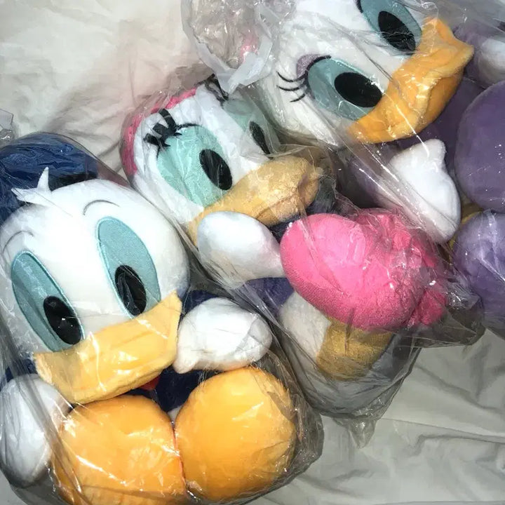 [BUNJANG] Disney Donald Duck &amp; Daisy Duck Plush Dolls Set (15cm) / 고전 디즈니 도널드 덕 데이지 덕 인형 15cm 봉제인형 3종 세트