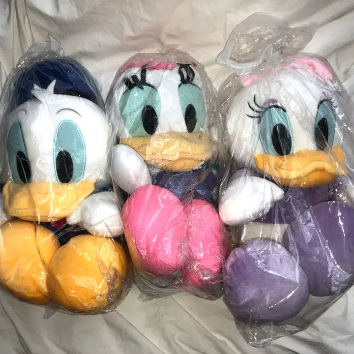 [BUNJANG] Disney Donald Duck &amp; Daisy Duck Plush Dolls Set (15cm) / 고전 디즈니 도널드 덕 데이지 덕 인형 15cm 봉제인형 3종 세트