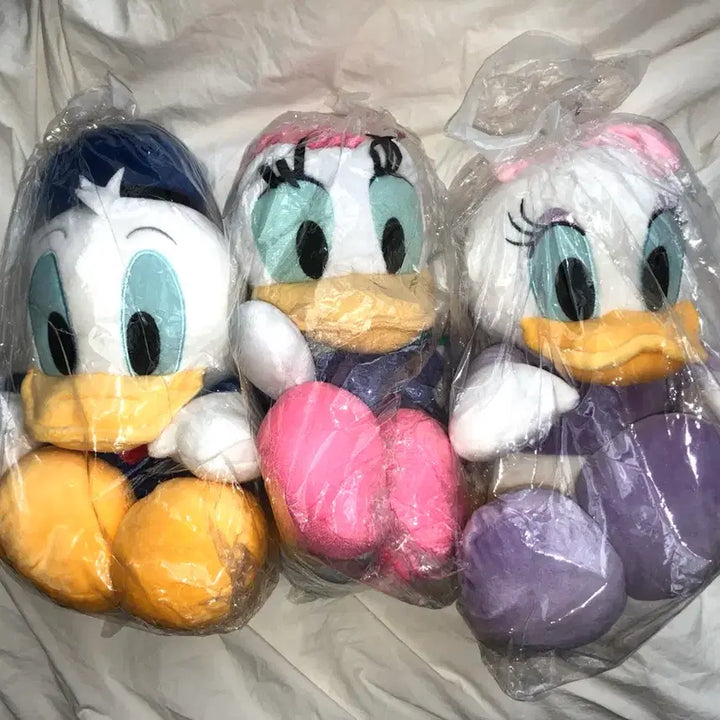 [BUNJANG] Disney Donald Duck &amp; Daisy Duck Plush Dolls Set (15cm) / 고전 디즈니 도널드 덕 데이지 덕 인형 15cm 봉제인형 3종 세트