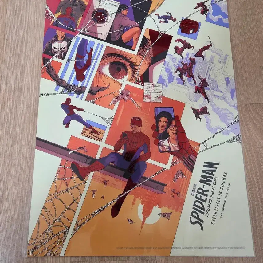 [BUNJANG] Spider-Man Brand New Day 7th Week Collage Poster / 스파이더맨 브랜드뉴데이 7주차 콜라주 포스터 판매