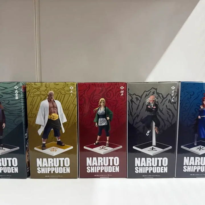 [BUNJANG] Naruto Shippuden Five Kage Gathering - Tsunade, Mei, Gaara, Onoki, A - Bundle Set (Sealed) / [미개봉,일괄] 나루토 오카게 집결 - 츠나데,메이,가아라,오오노키,에이 일괄