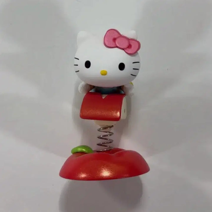 [BUNJANG] Hello Kitty Apple Series Spring Figure / 헬로키티 사과시리즈 랜덤 스프링 피규어