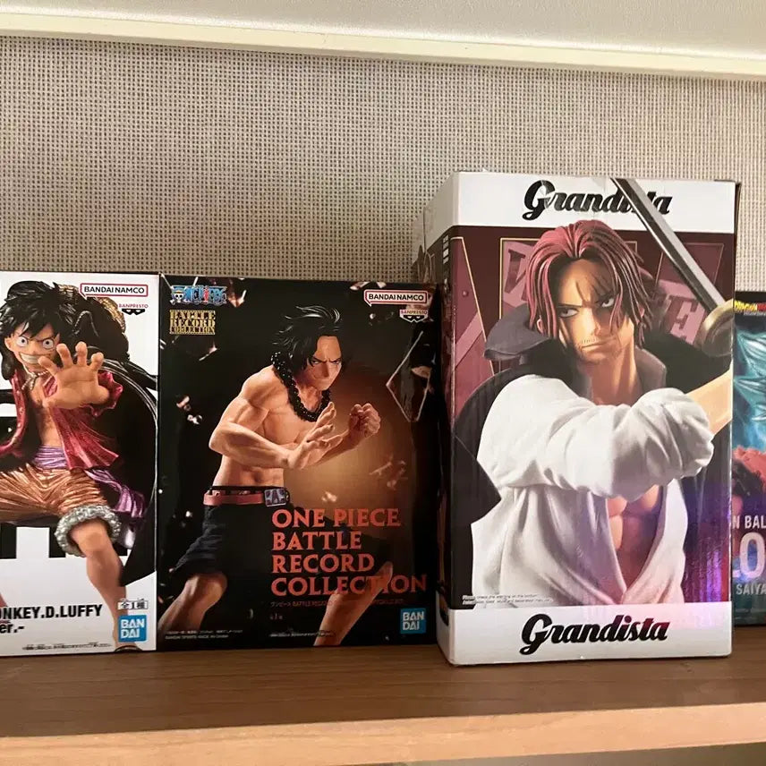 [BUNJANG] One Piece Luffy/Ace &amp; Dragon Ball Figures Bundle Set / 원피스 루피/에이스 피규어 &amp; 드래곤볼 피규어 일괄급처