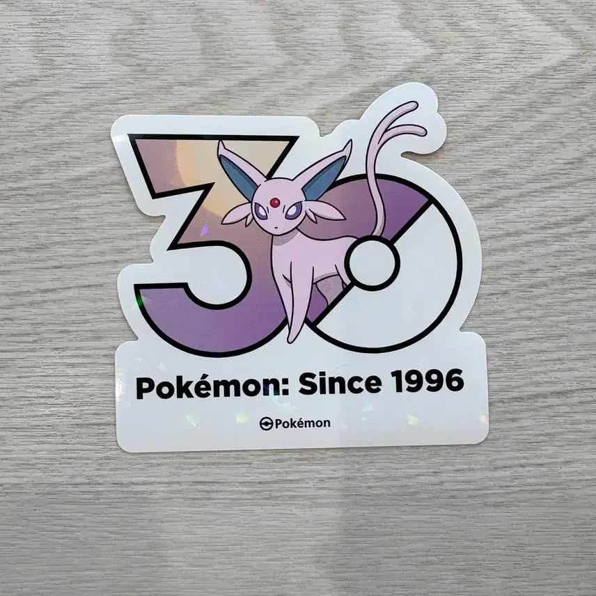 [BUNJANG] Pokemon 30th Anniversary Eevee Sticker / 포켓몬스터 30주년 스티커 에브이 교환 판매