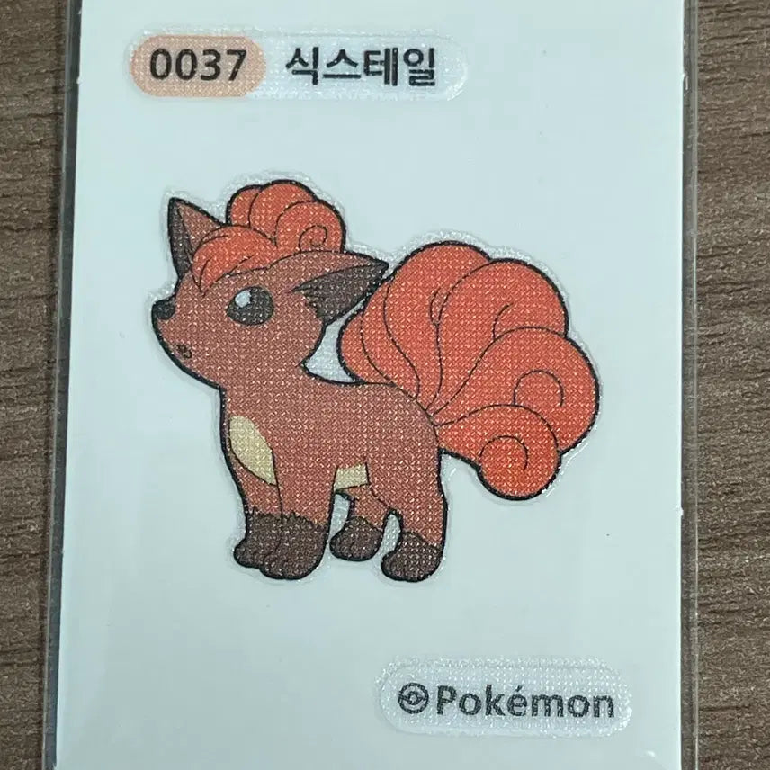 [BUNJANG] Pokemon Sticker - Vulpix / 포켓몬 띠부씰 식스테일