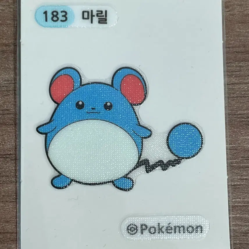 [BUNJANG] Pokemon Marill Sticker / 포켓몬 띠부씰 마릴