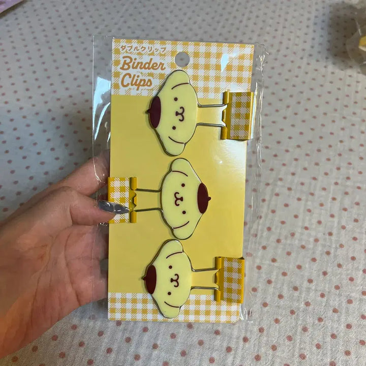 [BUNJANG] Pompompurin Clip Set (3 pieces) / 폼폼푸린 클립 3개 세트